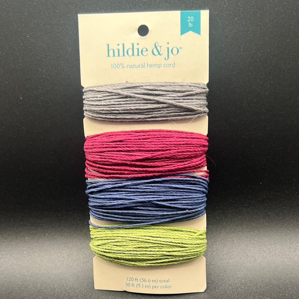 Hildie & Jo Multi-Color Hemp Cord Set